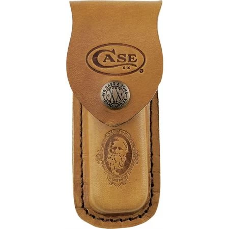 Case 9026 Medium Job Case Sheath With Brown Leather Construction