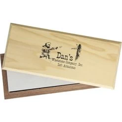 AC 12 Soft Arkansas Whetstone With Wood Storage Box