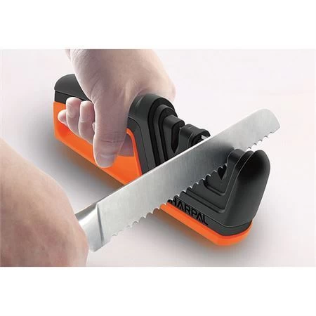 Sharpal 206N Knife & Scissors Sharpener With Orange And Black Fashion Version - Image 3
