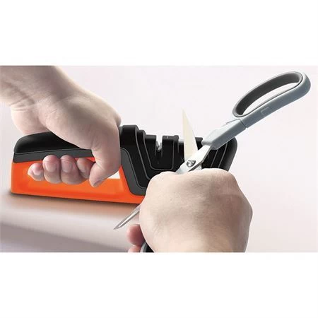 Sharpal 206N Knife & Scissors Sharpener With Orange And Black Fashion Version - Image 2