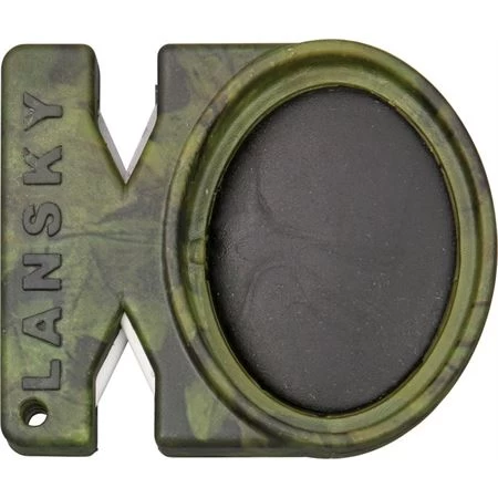 Lansky 48 Quick-Fix Crock Stick & Tungsten Carbide Sharpener With Camo Finish