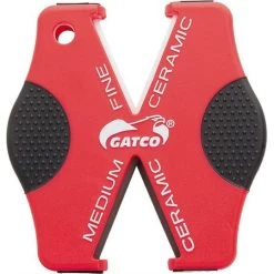 Gatco 6224 Super Micro Knife And Serration Sharpener With Red Polymer Housing