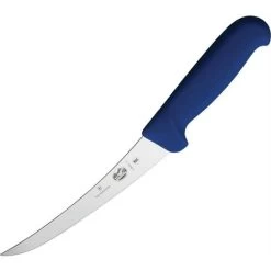 Forschner 5660215 6 Inch Stainless Blade Boning Kitchen Knife With Blue Fibrox Handle