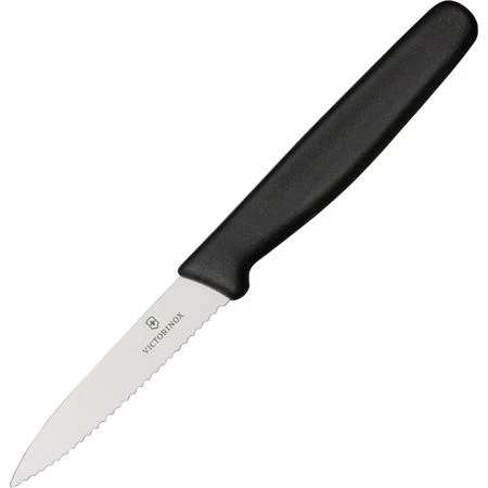 Forschner 53033SX1 3 1/2 Inch Stainless Spear Point Blade Paring Knife With Black Nylon Handle