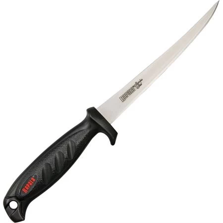 Rapala 03110 6 Inch Fillet Fixed Blade Kitchen Knife With Black Handle