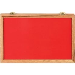 China Made M141 Oak And Glass Display Case Comes With Two Keys