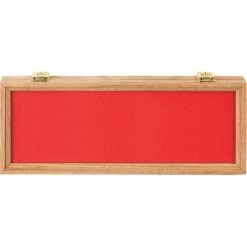 China Made M913 Oak And Glass Display Case Comes With Two Keys