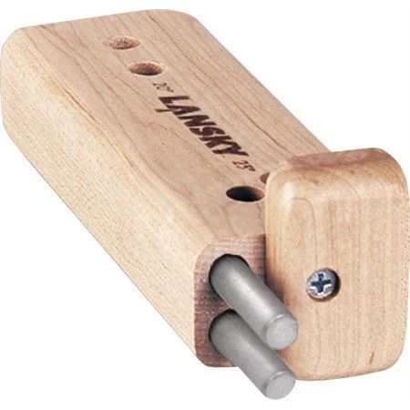Lansky 54 Diamond/Ceramic Turn Box Sharpener With Wood Base - Image 2