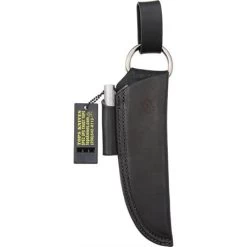 TOPS Knives TOPS SHLBUSH Black Leather Bushcraft Sheath