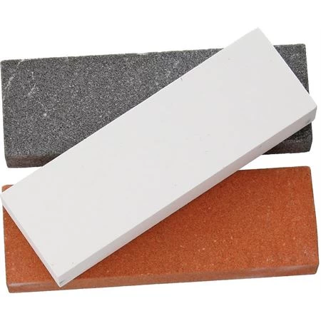 Rough Rider 3000 3pc Sharpening Stone Gray, Brown And White Set