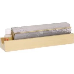 AccuSharp 23 Tri Hone 10 In Sharpening Stone With Wooden Rotating Block