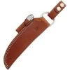 TOPS Knives TOPS SHLBUSHBRN Bushcraft Fixed Blade Sheath Brown Leather With Fire Starter