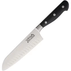XYZ Brands 1602A Santoku Knife With Black Synthetic Handle