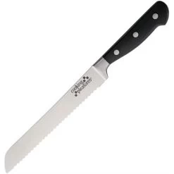 XYZ Brands 1604A Bread Knife With Black Synthetic Handle