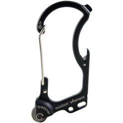 Outdoor Element EF1BK Firebiner EDC Carabiner With Titanium Coated Stainless Body