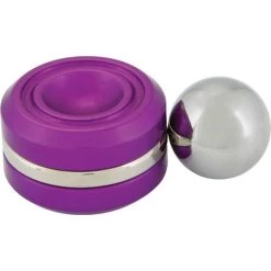 TEC Accessories 3054 Orbiter LT Fidget Device Chrome Steel Ball With Purple Finish
