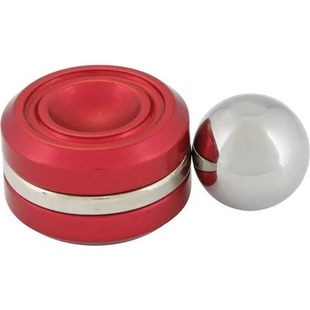 TEC Accessories 3055 Orbiter LT Fidget Device Chrome Steel Ball With Red Finish