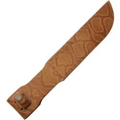 Sheaths 1201 Fits Up To 7 Inch Fixed Blade Belt Sheath With Python Leather Construction
