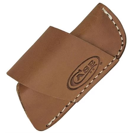 Case 50148 Side Draw Belt Sheath With Brown Leather Construction - Medium