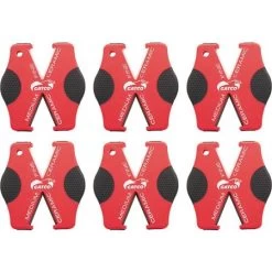 Gatco 6224P Super Micro X With Red ABS Handle - Pack Of Six