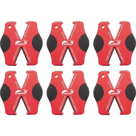 Gatco 6224P Super Micro X With Red ABS Handle - Pack Of Six