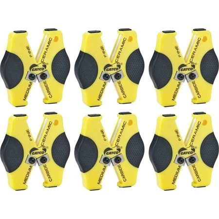 Gatco 6402P Double Duty Sharpener - Pack Of Six