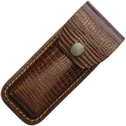 Sheaths 1185 Fits 4.5 To 5.25 Inch Lizard Pattern Belt Sheath With Leather Construction