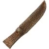 Sheaths 1188 Fits Up To 6 Inch Alligator Pattern Fixed Blade Belt Sheath With Leather Construction