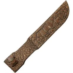 Sheaths 1189 Fits Up To 7 Inch Alligator Pattern Fixed Blade Belt Sheath With Leather Construction