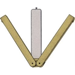 Eze-Lap 520 Eze-Fold Diamond Sharpener With Gold Handle