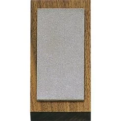 Eze-Lap 52F Fine Grit Diamond Sharpener Mounted On Walnut Block
