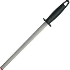 Eze-Lap D12 12 Inch Oval Sharpener With Black Plastic Handle