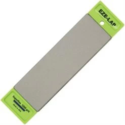 Eze-Lap DD6SFM Duo-Grit Sharpening Stone With Lime Green Plastic Casing