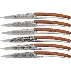 Deejo 6AB101 Steak Knife Set Art Deco