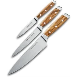 FELIX 830333 3pc Knife Set Olivewood