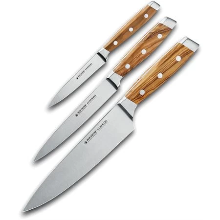 FELIX 830333 3pc Knife Set Olivewood