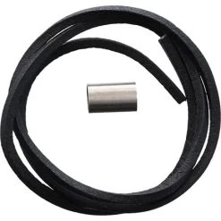 OTTER-Messer LBED Leather Strap Stainless